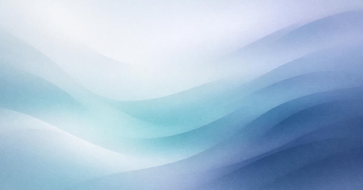 Jemné abstraktní vlny ve stylu mist symbolizující optimalizovaná data Amazon listingu napříč katalogem