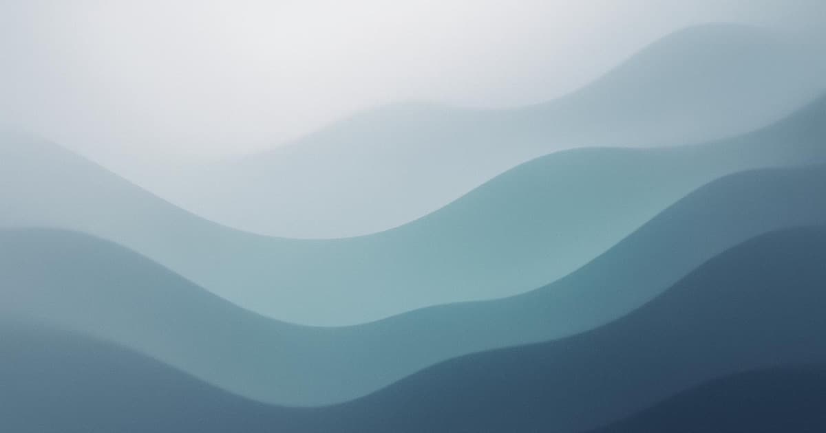 Abstract mist-style waves representing standardized ecommerce product title templates across multiple channels