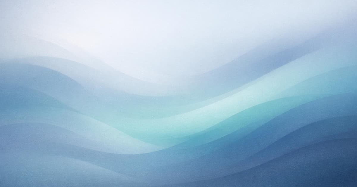 Abstraktní mist gradient symbolizující náhradní identifikátory produktů při chybějícím EAN a GTIN