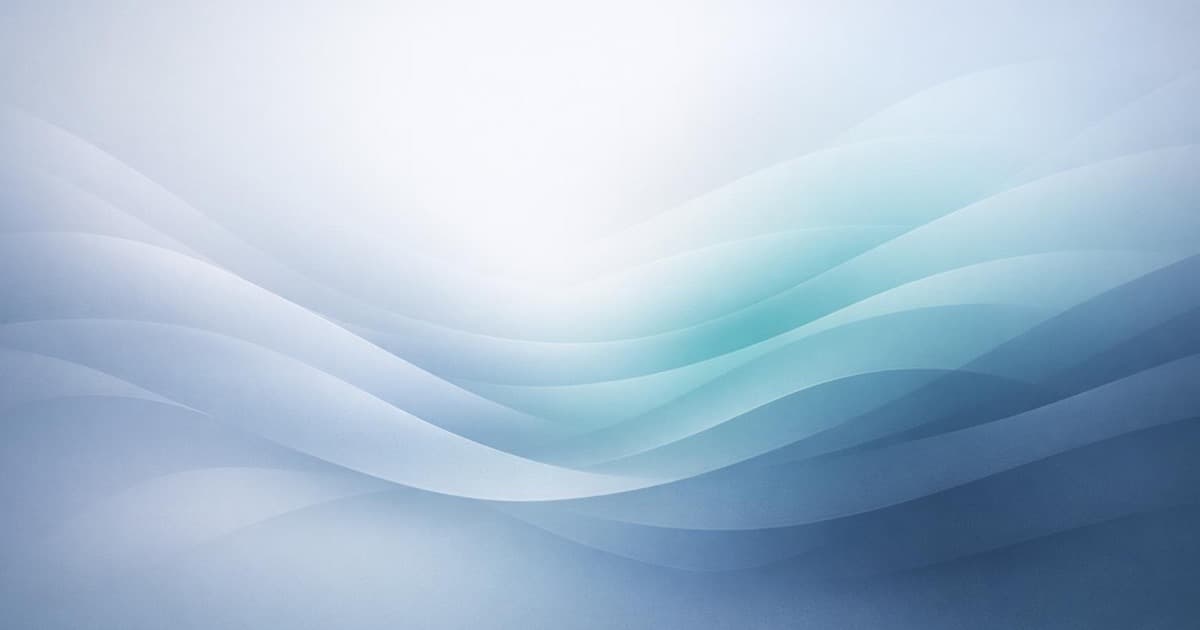 Jemné abstraktní vlny ve stylu mist symbolizující obohacené produktové atributy napříč kanály