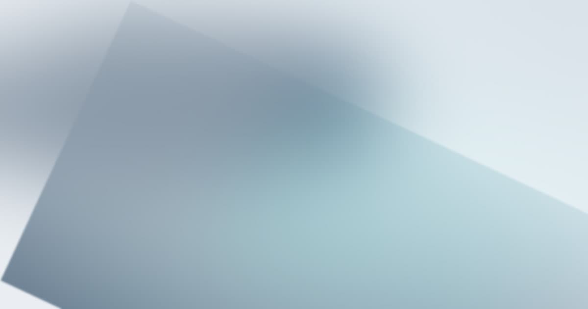 Soft mist-style blue and teal gradient suggesting real-time AI ranking signals flowing through an ecommerce catalog