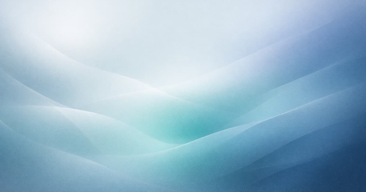 Jemný mlžný gradient v tónech stříbrné, modré a teal