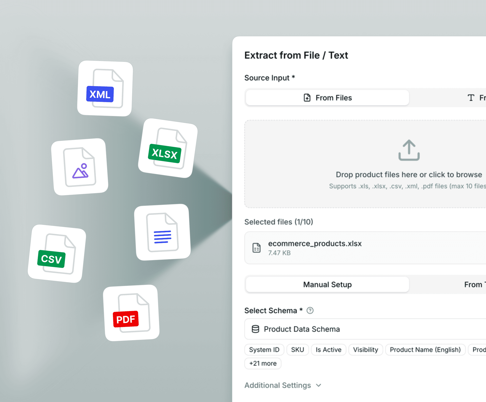 AI agents running in parallel to enrich product attributes and generate content