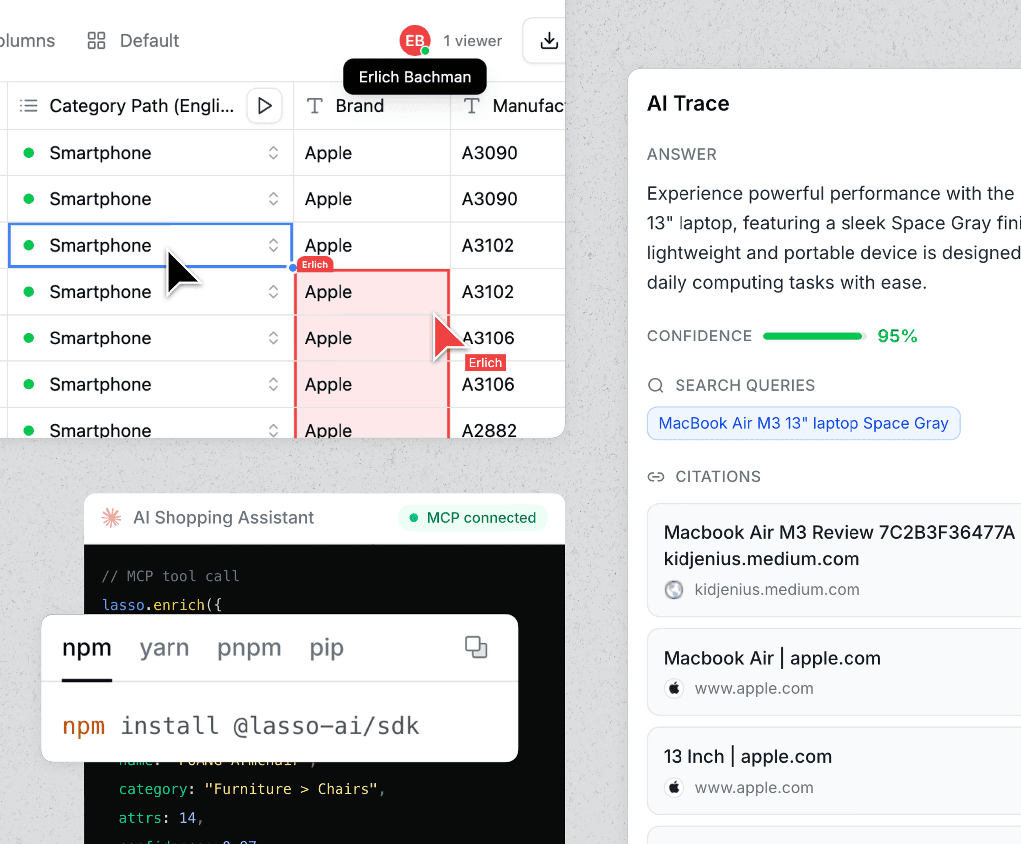 AI-generated SEO descriptions and enriched product attributes at scale